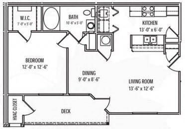 1 bed 1 bath at The Legends at Steeplechase Apartments, Richwood, KY