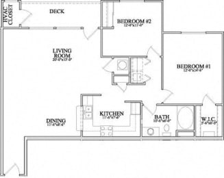 2 bed 1 bath at The Legends at Steeplechase Apartments, Richwood, Kentucky