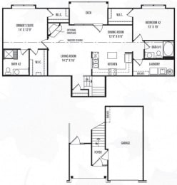 1 bed 1 bath A at The Legends at Steeplechase Apartments, Richwood, 41094