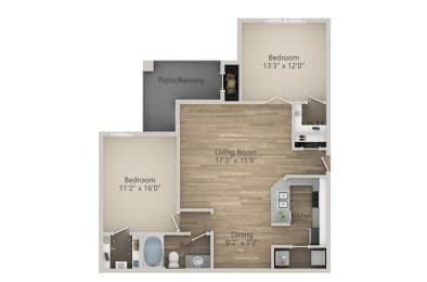 Genova Floor Plan at Riachi at One21, Plano, Texas