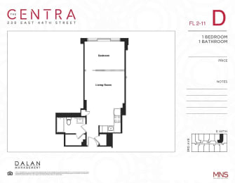 1 Bed 1 Bath