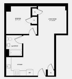 1 Bed 1 Bath
