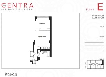 1 Bed 1 Bath
