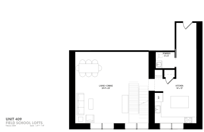 a floor plan of a house with an open floor plan