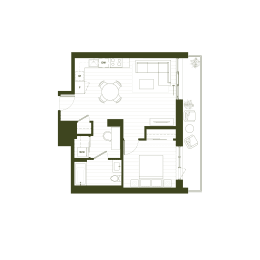  Floor Plan Tower 1 - B4