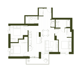  Floor Plan Tower 1 - D3
