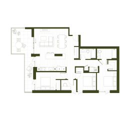  Floor Plan Tower 1 - E1