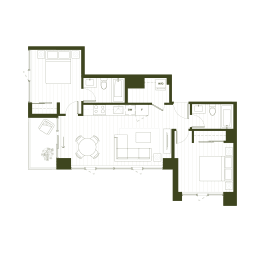  Floor Plan Tower 2 - C1