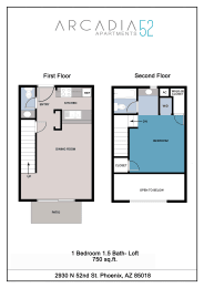  Floor Plan 1x1.5