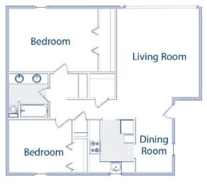  Floor Plan 2x1