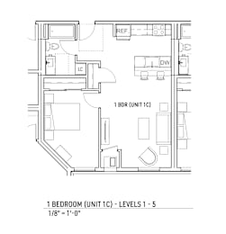 the floor plan of the second level of the house