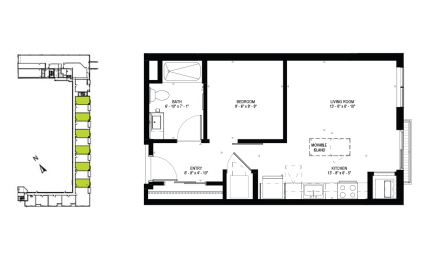 a floor plan of a house that is outlined in black and white
