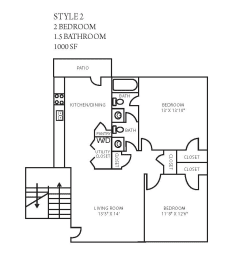  Floor Plan Style 2