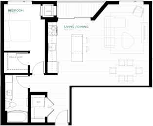 a floor plan of a house