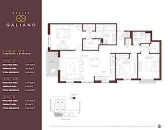 Three bedroom, two bathroom residence