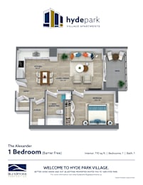 1 Bedroom Barrier Free Unit