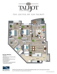 a floor plan of the talbot