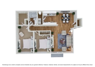  Floor Plan Sugar Pine B1