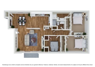  Floor Plan Sugar Pine C1