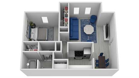 a 2100 sq ft floor plan  1 bedroom  1190 sq ft