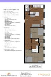 A floor plan for a renovation project by CITYSTUDIOS.