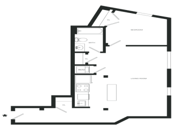 Dream Floor Plan | 714 Sq. Ft. at Mayton Transfer Lofts, Virginia, 23803