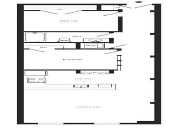Prominence Floor Plan | 951 Sq. Ft. at Mayton Transfer Lofts, Petersburg, 23803