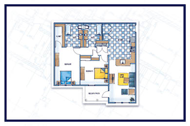 2 bedroom apartment floor plan