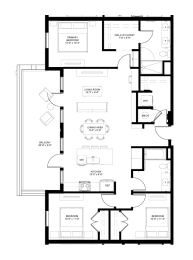 the floor plan of a bedroom house