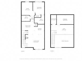  Floor Plan 2nd Floor Units 104 106 108 208