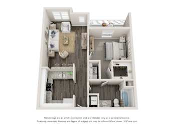 Syrah Petit Floor Plan at Elan Apartments, Florida, 32547
