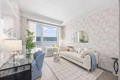 Modern Living Area at Hudson Piers, Yonkers, NY 10701