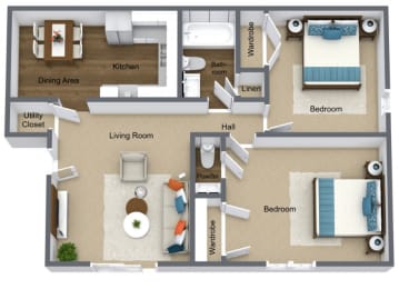 a3 floor plan  clubhouse  503 square feet  themask