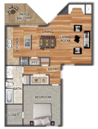 1 Bed/1 Bath