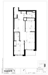 floor plan of the upper level of the house