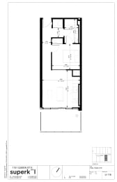 floor plan of the upper level of the house