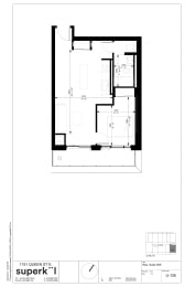 floor plan of the upper level of the house
