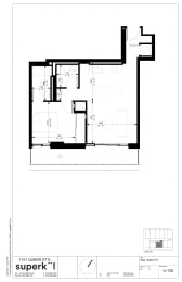 floor plan of the upper level of the house