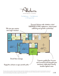 a floor plan of our apartments