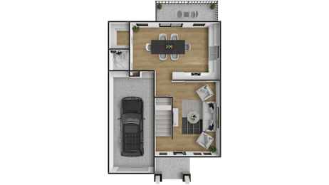3D Rendering - Main Floor