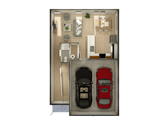 3D Rendering - Main Floor