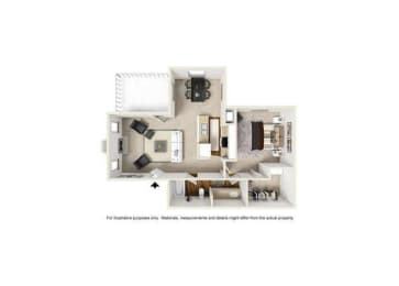 a floor plan of a house with a white background