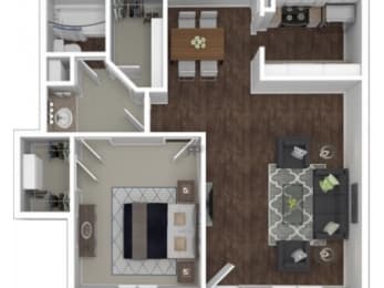 a1 floor plan photo of the lively at carolina forest in myrtle beach,