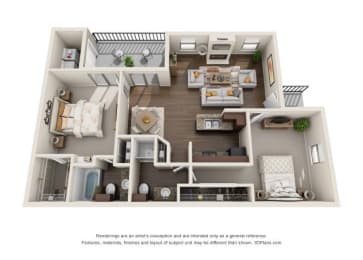 a floor plan is shown in this image