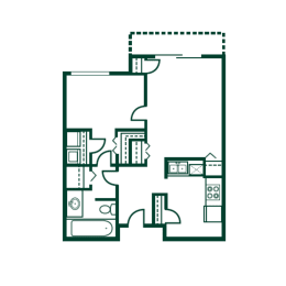 Floor Plan  a floor plan of a house vector illustration isolated on white