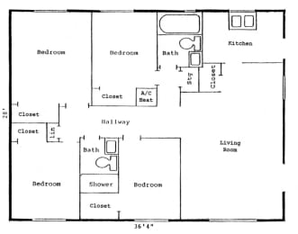 Floor Plan  the schematic diagram of the upper and lower floor plans of a house
