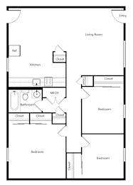 3 Bedroom Floor Plan at Northside Hills Apartments, Griffin, 30223