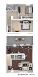 Dogwood II Floor Plan at Brandywine Townhomes, Goose Creek, 29445