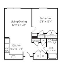 1 Bed 1 Bath Montrose I at Gardens of Traville, Rockville, Maryland