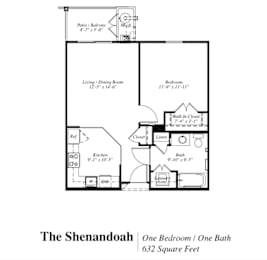 Shenandoah Floor Plan at The Gardens of Stafford, Stafford, VA